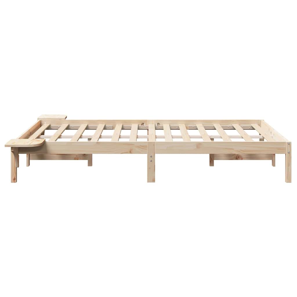 Sengestel Brun 120 X 200 Cm Brun - Billede 6