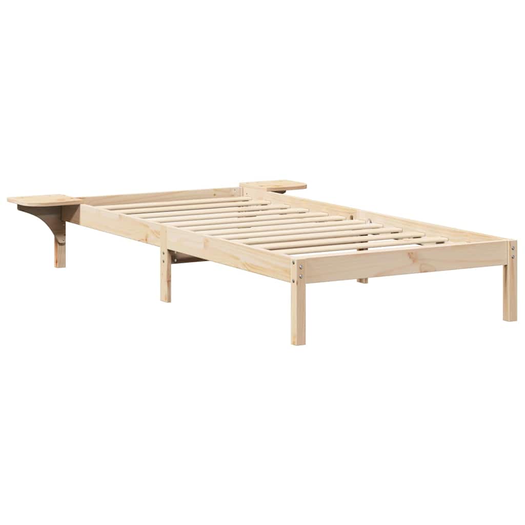 Sengestel Med Sengeborde Brun 100 X 200 Cm Brun - Billede 2