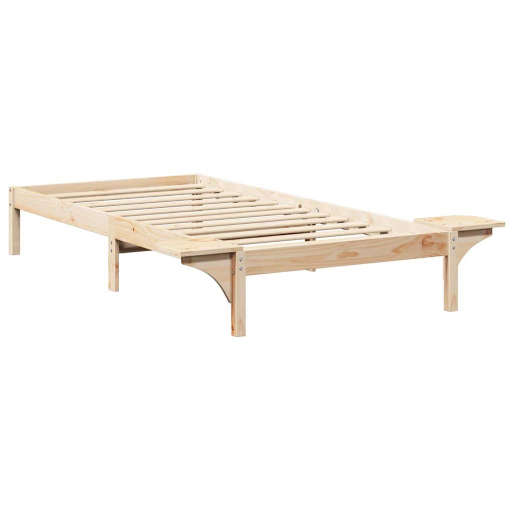 Sengestel Med Sengeborde Brun 100 X 200 Cm Brun - Billede 7