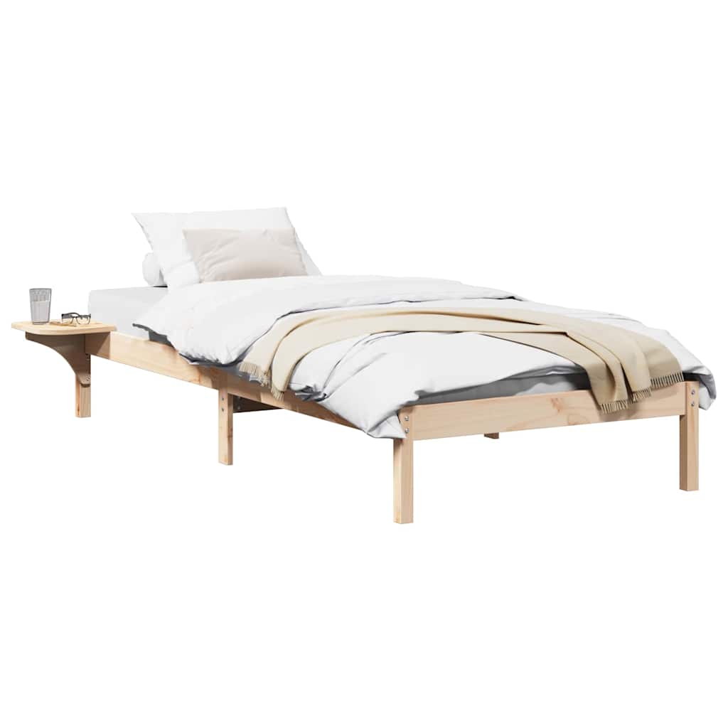 Sengestel Med Sengeborde Brun 100 X 200 Cm Brun - Billede 3