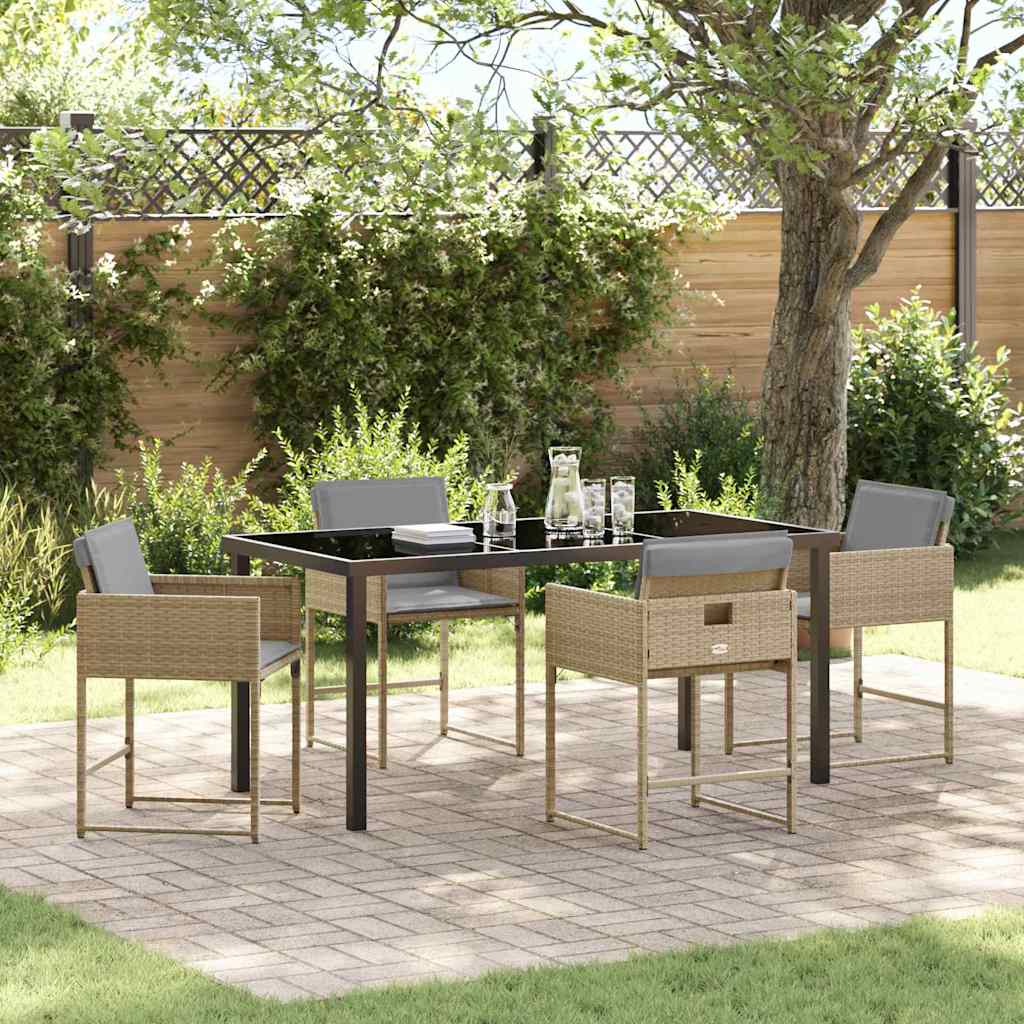 Have Spisebordssæt Med Pude 5 Dele Polyrattan - Variant 3380030