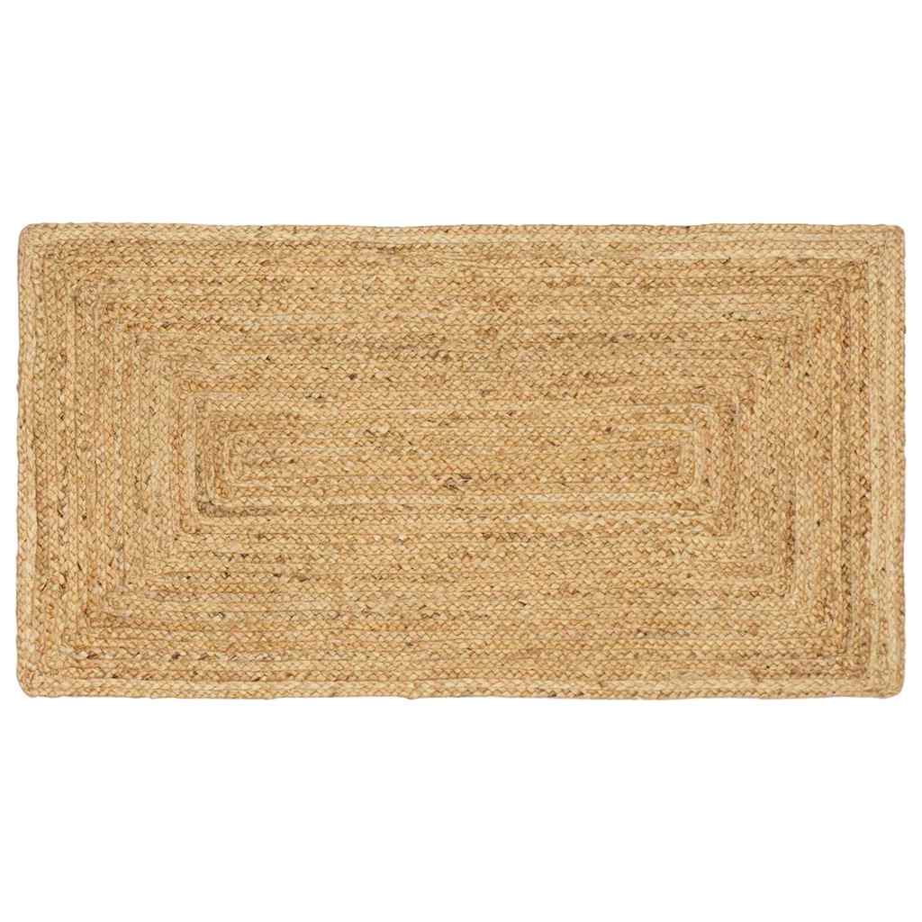 Tæppe Beige 60 X 200 Cm Jute - Hovedbillede