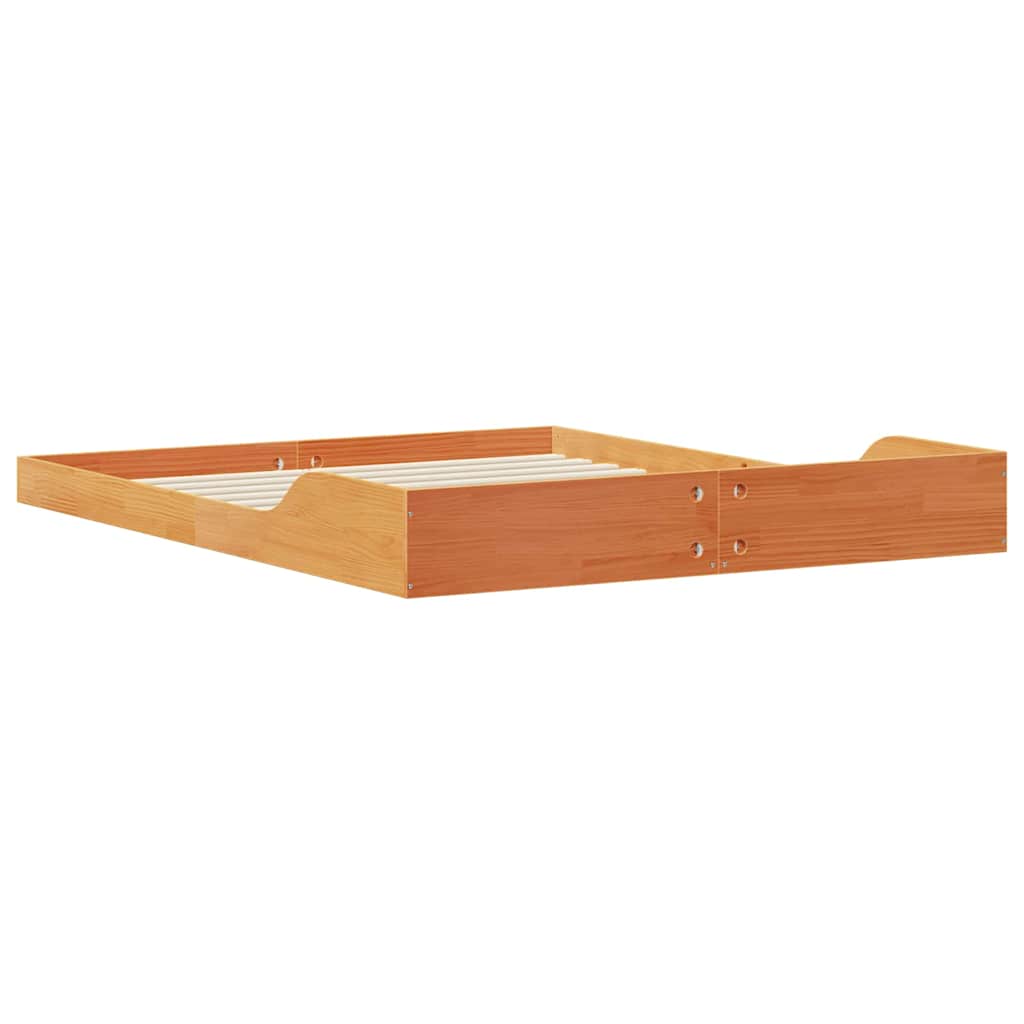 Sengestel Gyldenbrun 160 X 200 Cm Massivt Fyrretræ - Billede 7
