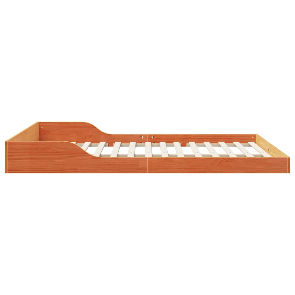 Sengestel Gyldenbrun 160 X 200 Cm Massivt Fyrretræ - Billede 6