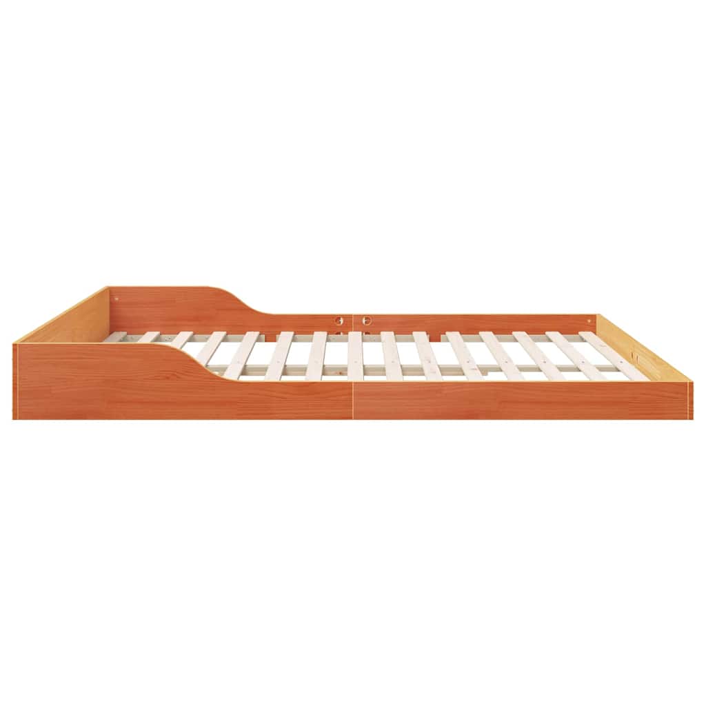 Sengestel Gyldenbrun 180 X 220 Cm Massivt Fyrretræ - Billede 6