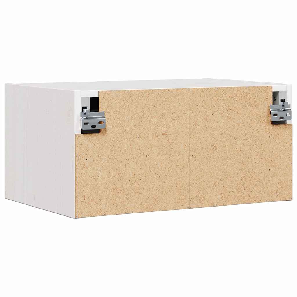 Sengebord Med Skuffe Hvid 50 X 32,5 X 24 Cm Massivt Fyrretræ - Billede 8