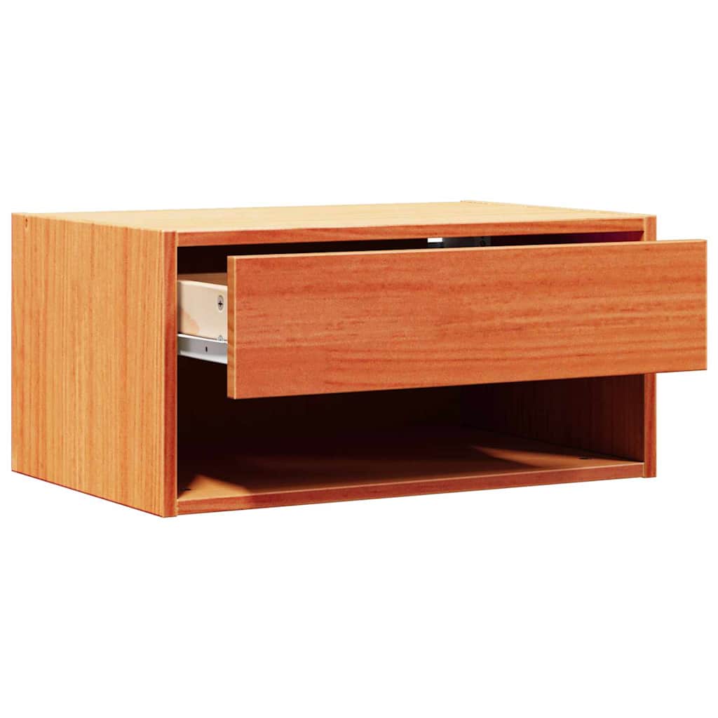Sengebord 2 Pcs Gyldenbrun 50 X 32,5 X 24 Cm Massivt Fyrretræ - Billede 5