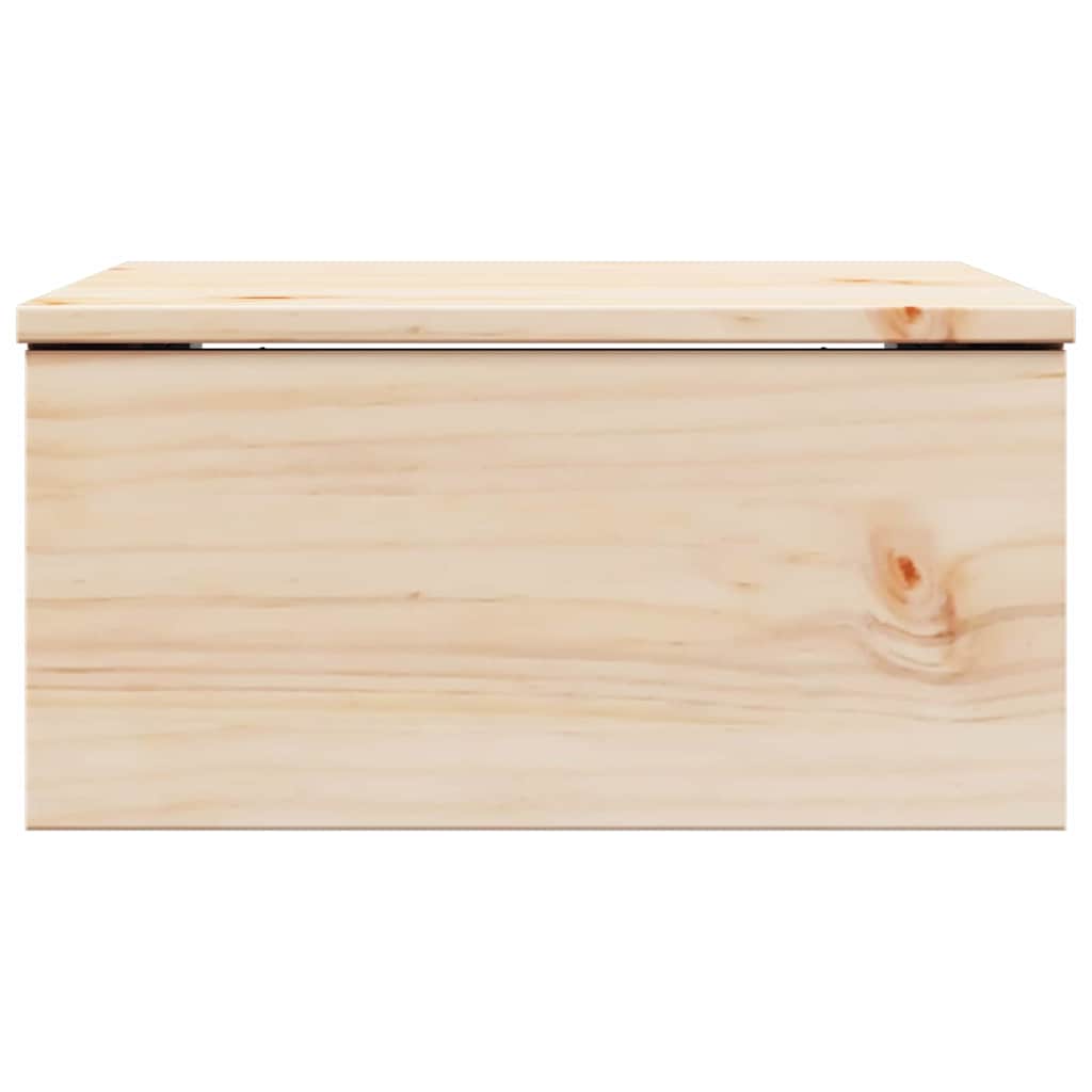 Sengebord 2 Pcs Brun 37 X 35 X 18,5 Cm Massivt Fyrretræ - Billede 7