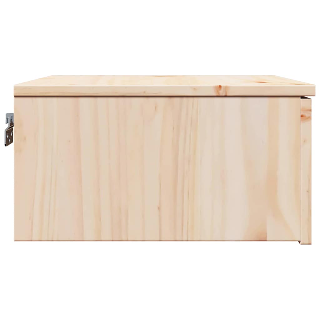 Sengebord 2 Pcs Brun 37 X 35 X 18,5 Cm Massivt Fyrretræ - Billede 8