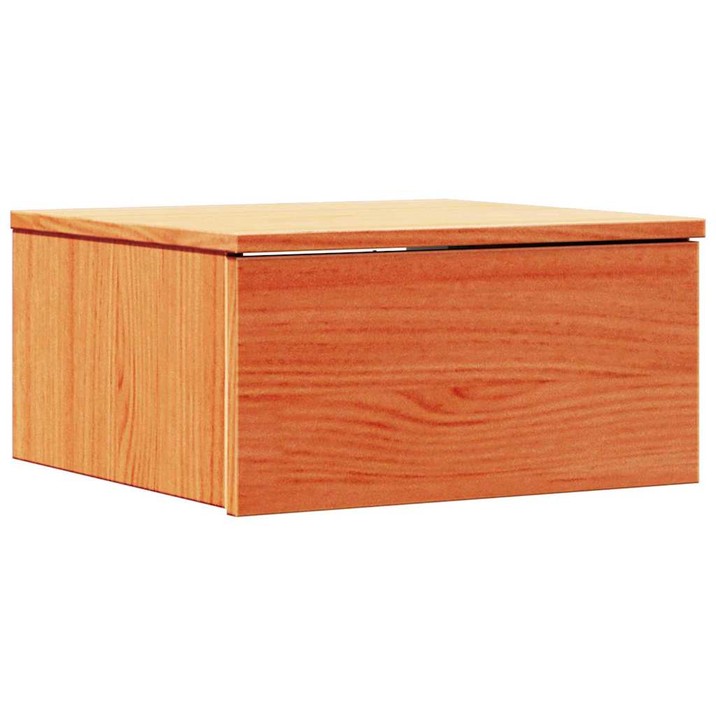 Sengebord 2 Pcs Gyldenbrun 37 X 35 X 18,5 Cm Massivt Fyrretræ - Billede 5