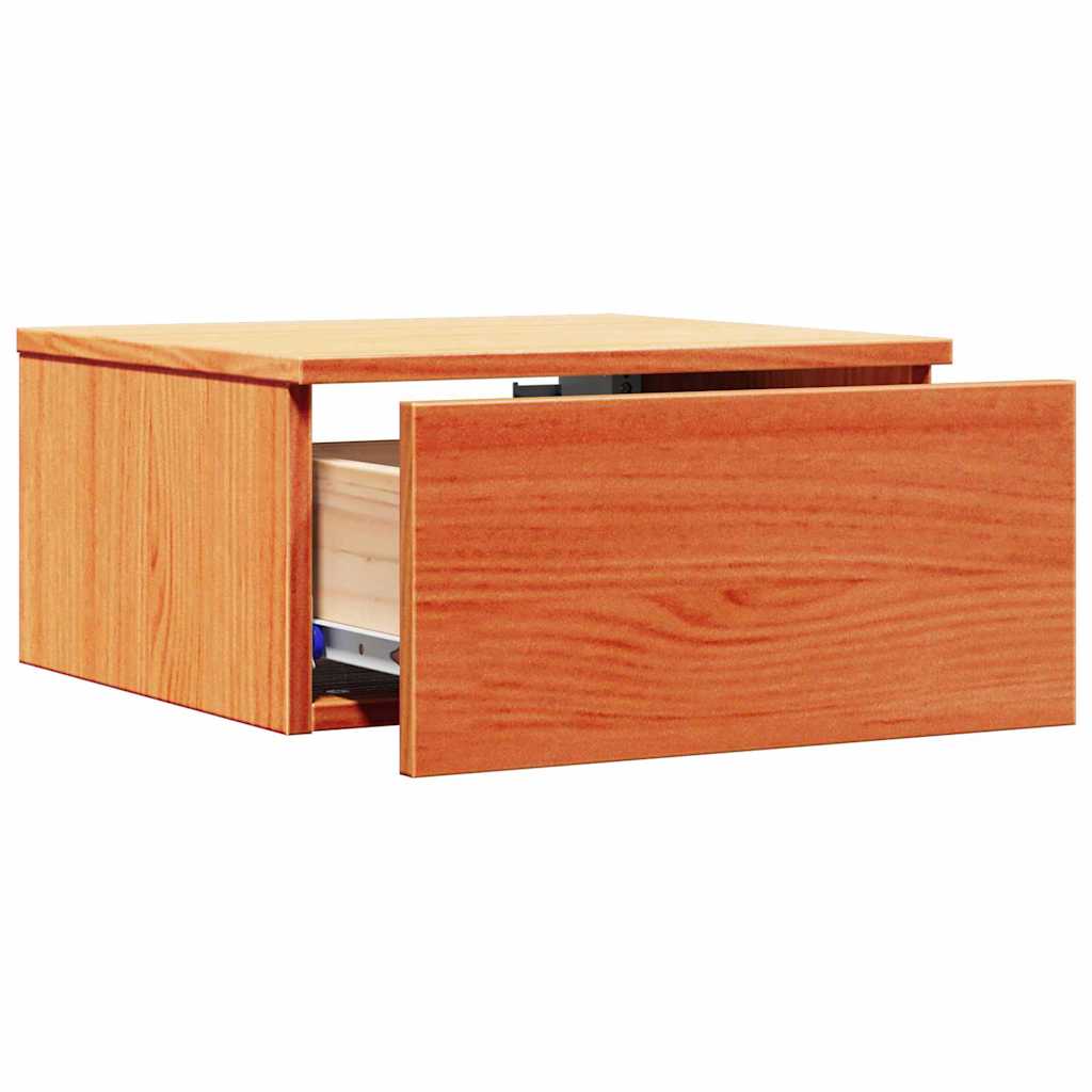 Sengebord 2 Pcs Gyldenbrun 37 X 35 X 18,5 Cm Massivt Fyrretræ - Billede 6