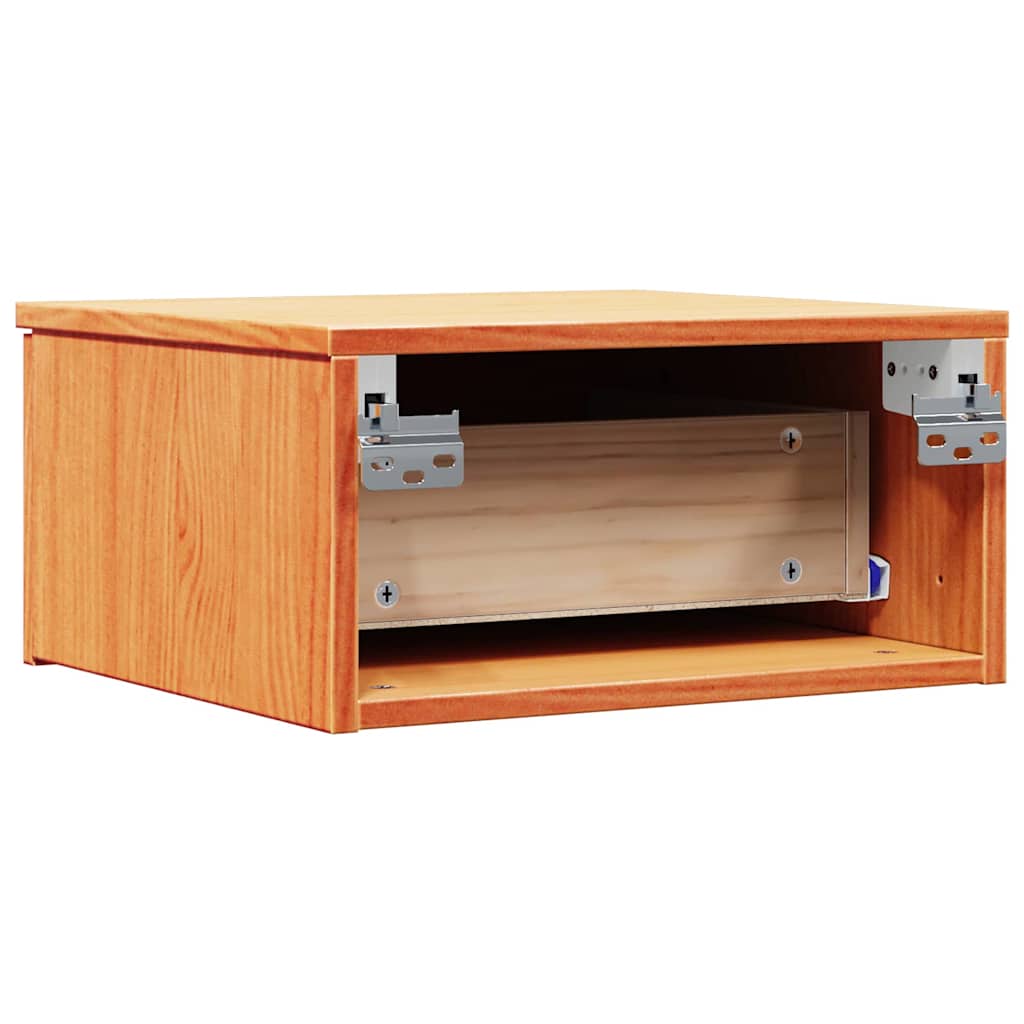 Sengebord 2 Pcs Gyldenbrun 37 X 35 X 18,5 Cm Massivt Fyrretræ - Billede 9