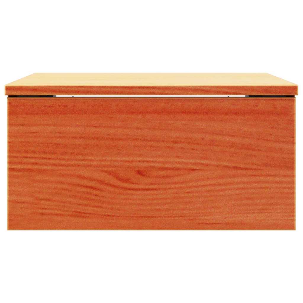 Sengebord 2 Pcs Gyldenbrun 37 X 35 X 18,5 Cm Massivt Fyrretræ - Billede 7