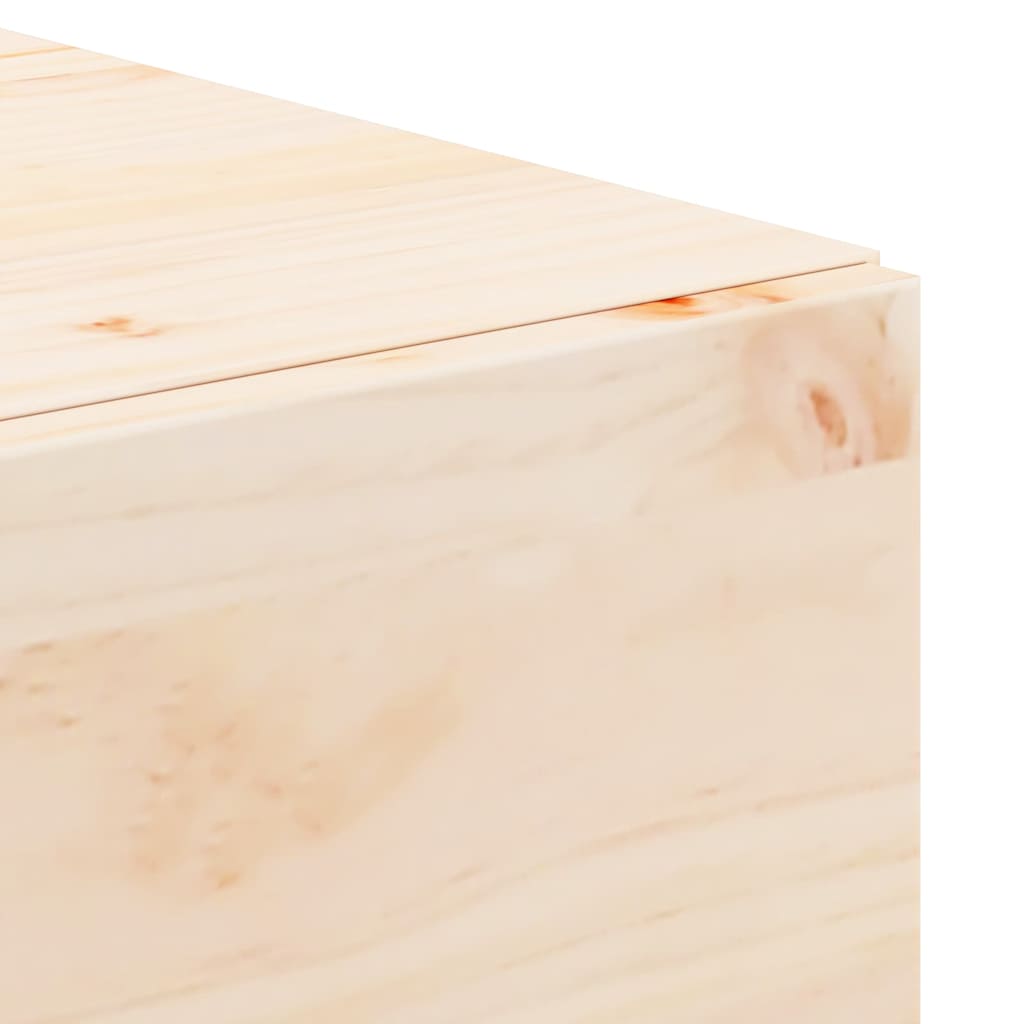 Sengebord Med Skuffe Brun 42 X 32,5 X 40 Cm Massivt Fyrretræ - Billede 9
