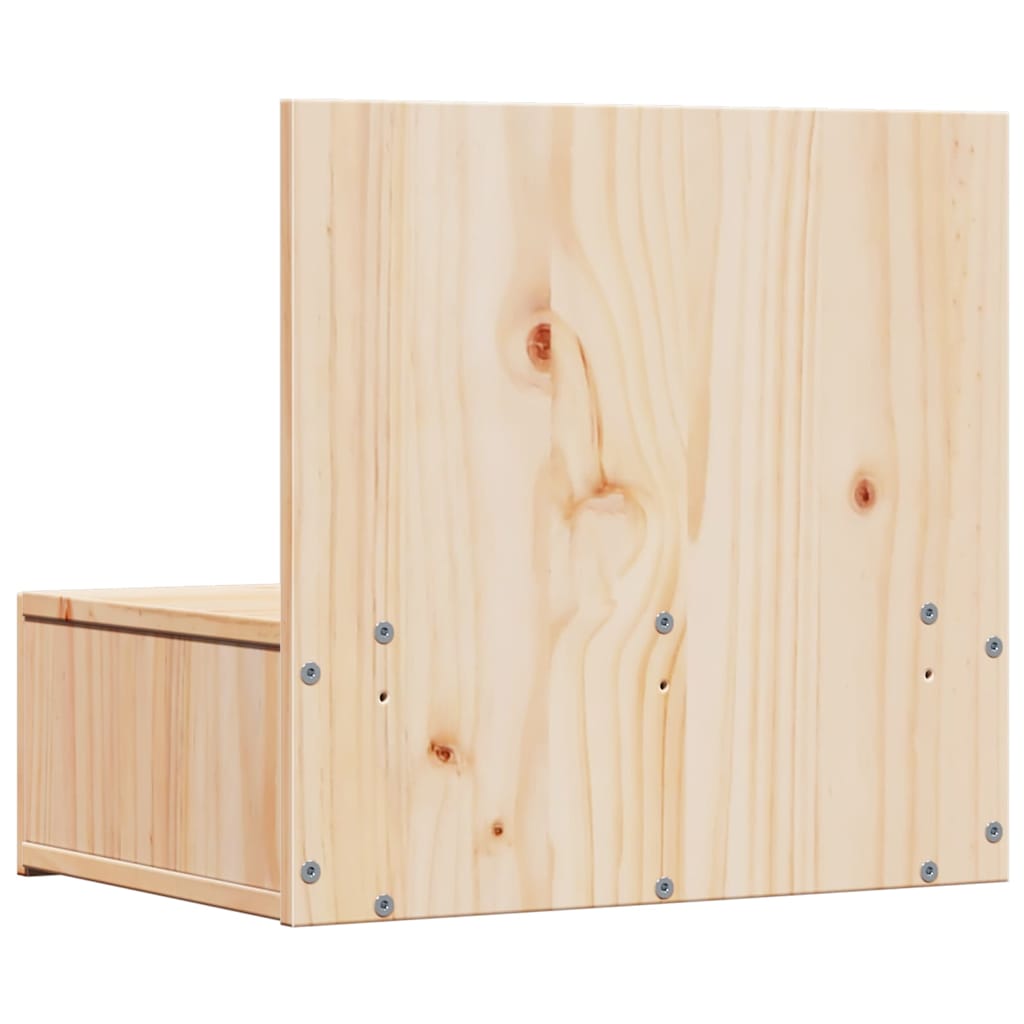 Sengebord Med Skuffe Brun 42 X 32,5 X 40 Cm Massivt Fyrretræ - Billede 8