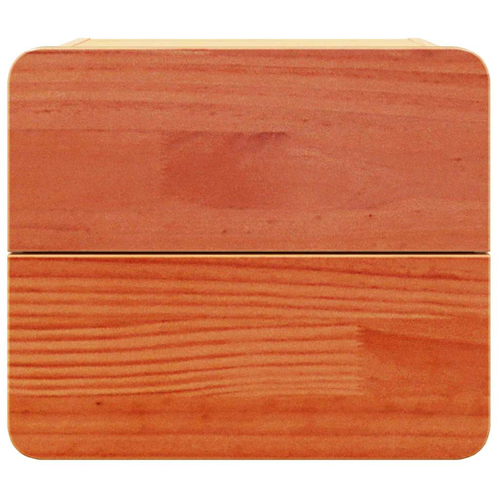 Sengebord Gyldenbrun 39 X 34 X 33 Cm Massivt Fyrretræ - Billede 6