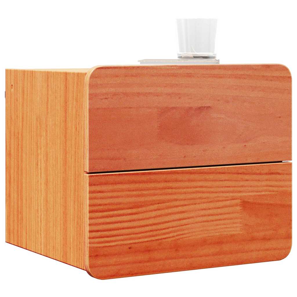 Sengebord Gyldenbrun 39 X 34 X 33 Cm Massivt Fyrretræ - Billede 3