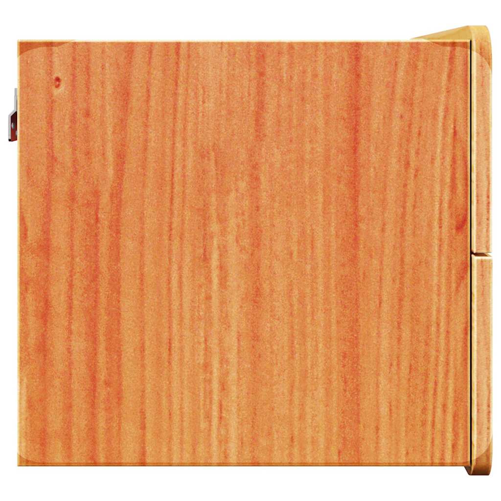 Sengebord 2 Pcs Brun 39 X 34 X 33 Cm Massivt Fyrretræ - Billede 8