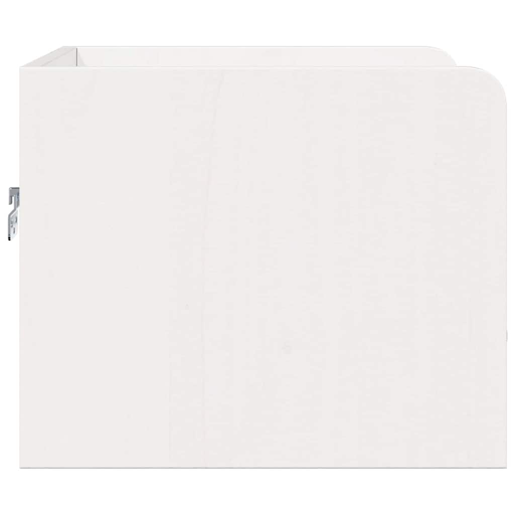Sengebord 2 Pcs Hvid 38 X 36 X 29.5 Cm Massivt Fyrretræ - Billede 8