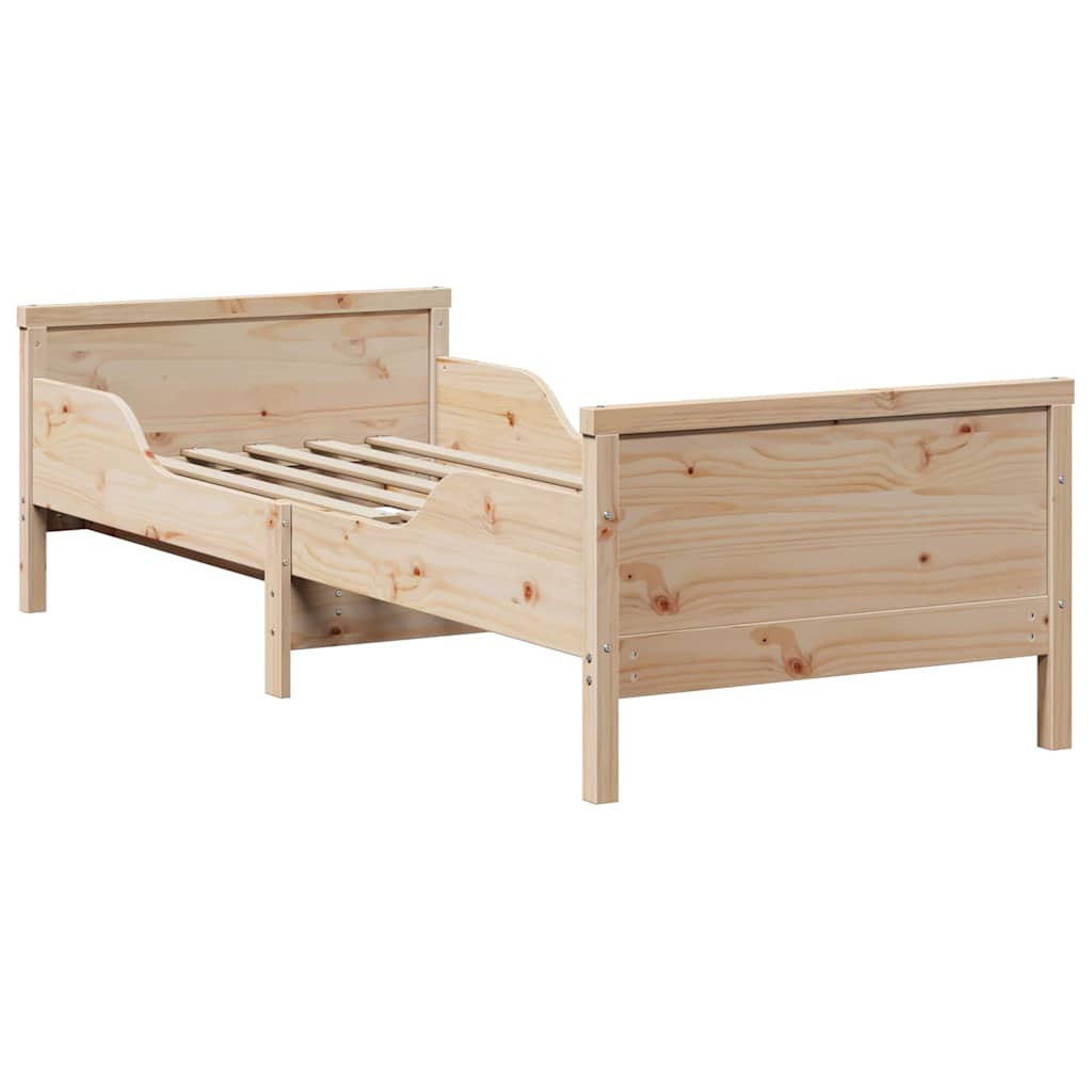 Udvidelig Sengestel Til Børn Andet Brun 80 130 / 165 / 200 Cm - Billede 2