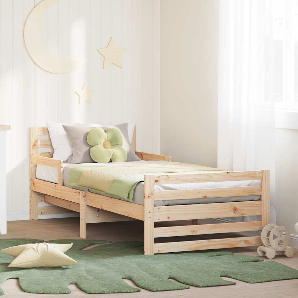 Udvidelig Sengestel Til Børn Other Brun 80 130 / 165 / 200 Cm - Hovedbillede