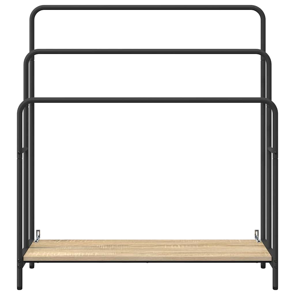 Tøjstativ Sonoma-eg 90 X 30 X 100.5 Cm Konstrueret Træ - Billede 5