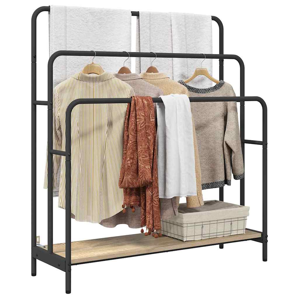 Tøjstativ Sonoma-eg 90 X 30 X 100.5 Cm Konstrueret Træ - Billede 3