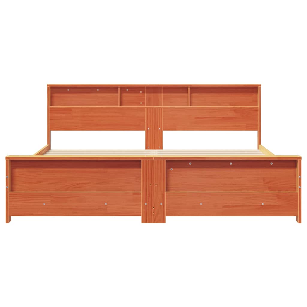 Sengestel Gyldenbrun 180 X 200 Cm Massivt Fyrretræ - Billede 5