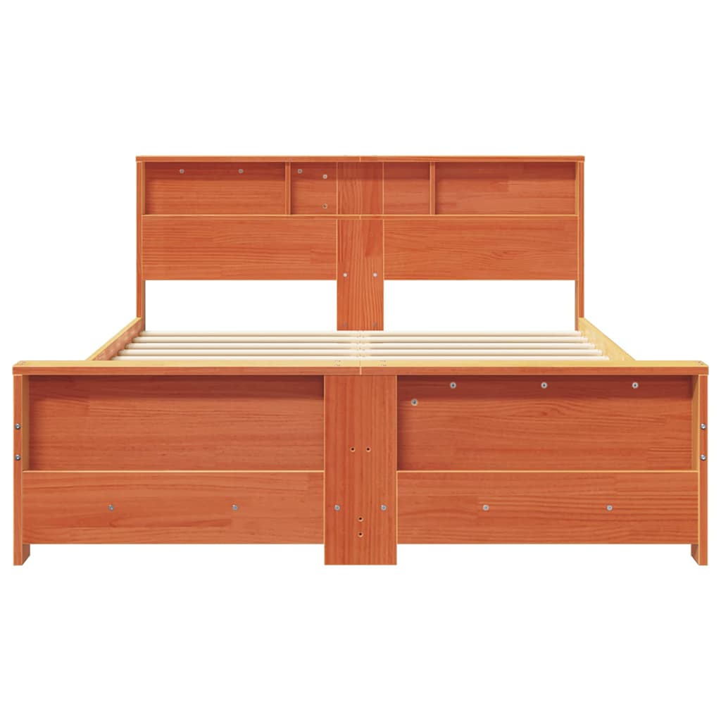 Sengestel Gyldenbrun 140 X 200 Cm Massivt Fyrretræ - Billede 5