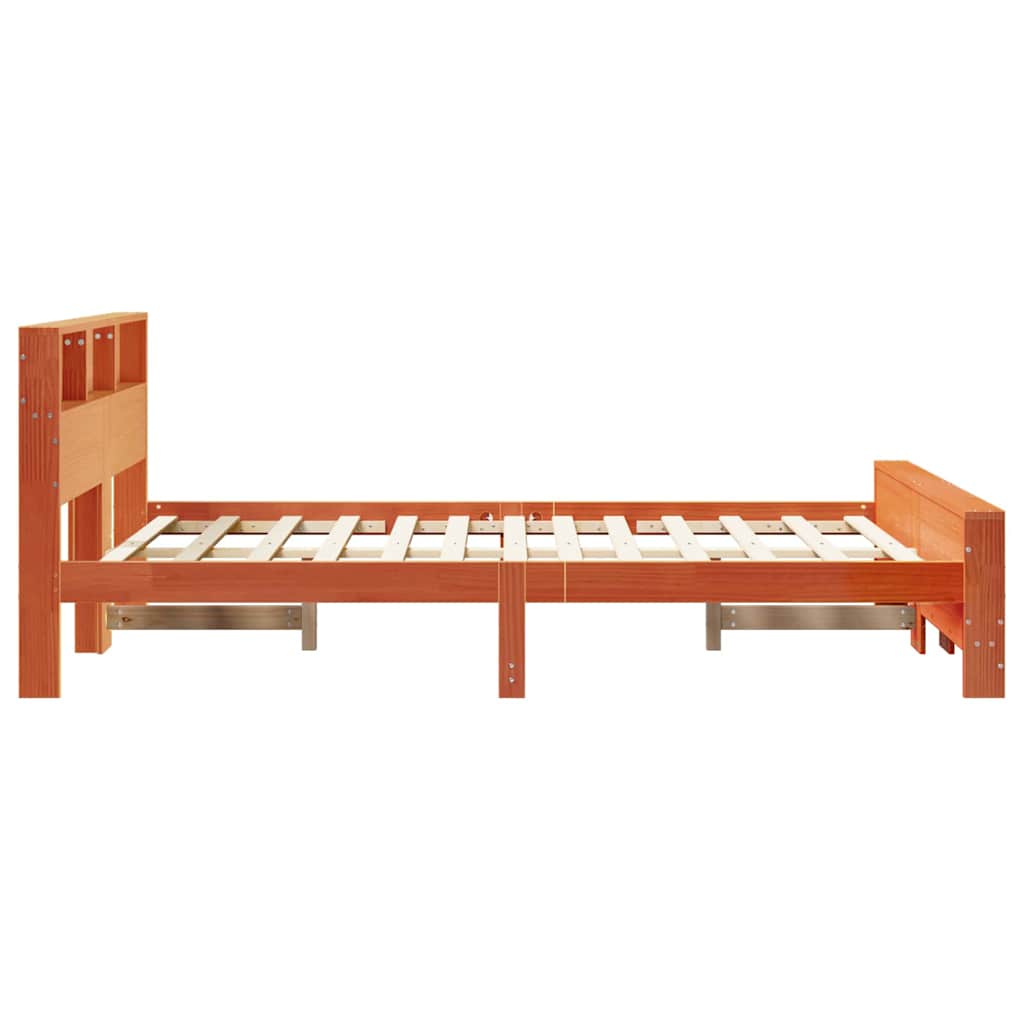 Sengestel Gyldenbrun 140 X 200 Cm Massivt Fyrretræ - Billede 6