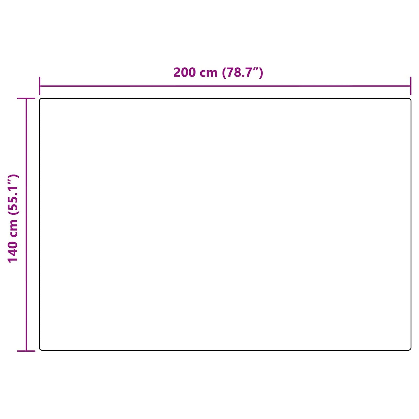Skridsikker Tæppe Af Kunstig Kaninpels Olite 140 X 200 Cm - Billede 10