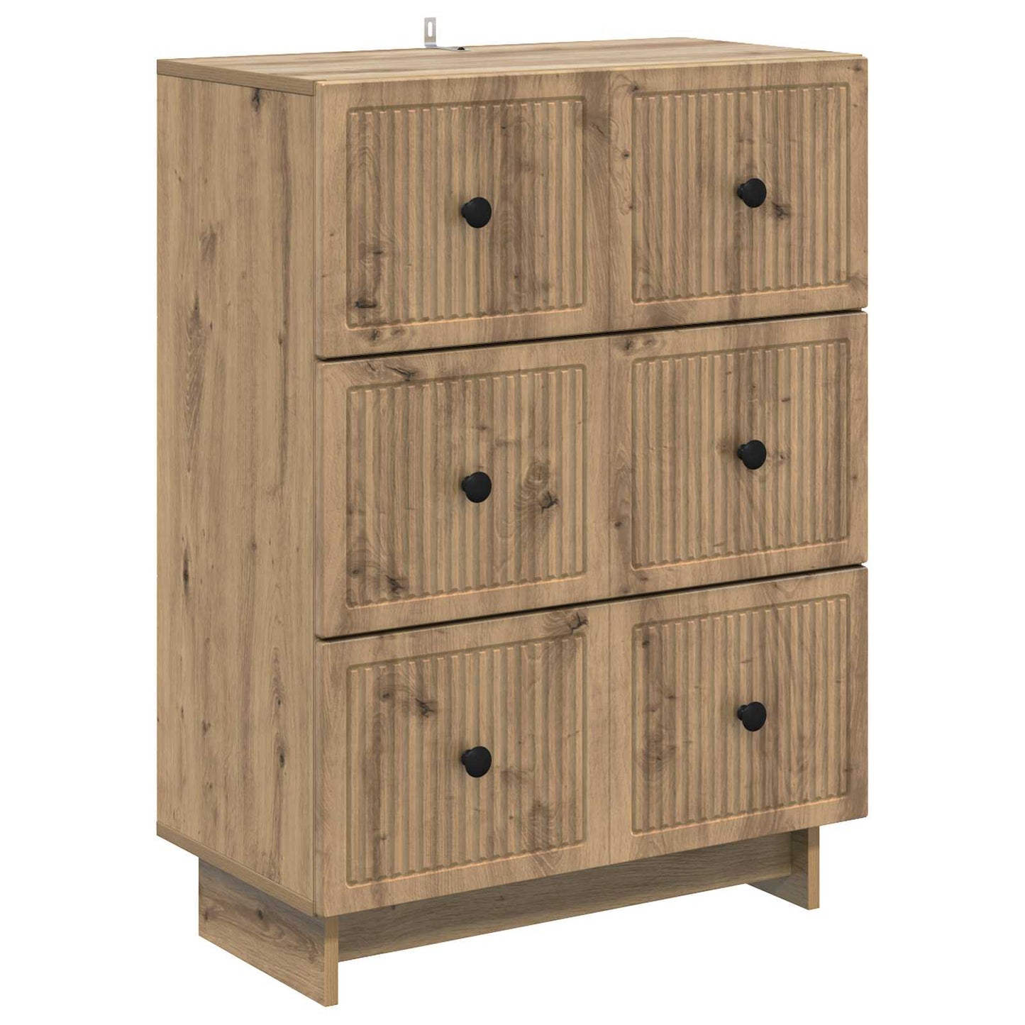 Skuffeskab 66 X 34,5 X 90 Cm Konstrueret Træ