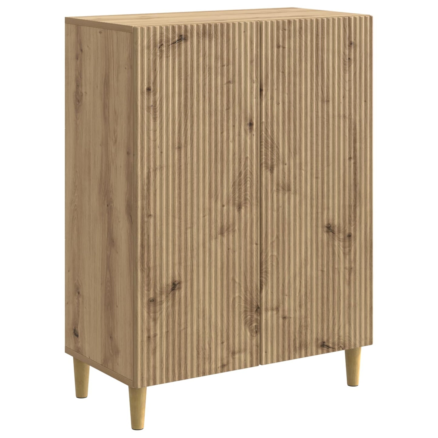 Sideboard 66 X 34,5 X 90 Cm Konstrueret Træ