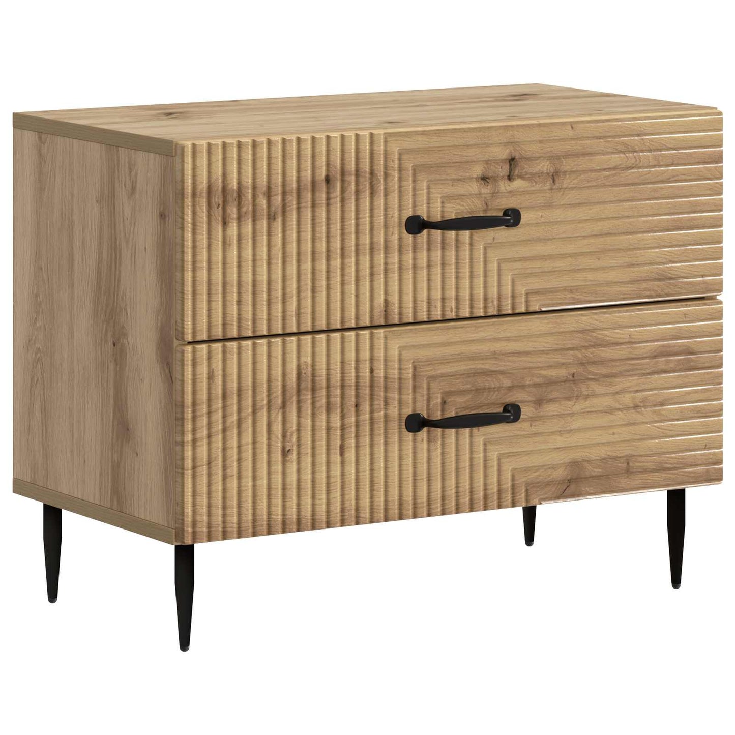 Natskab Med Skuffe 62 X 34,5 X 47,5 Cm Konstrueret Træ - Variant 894784