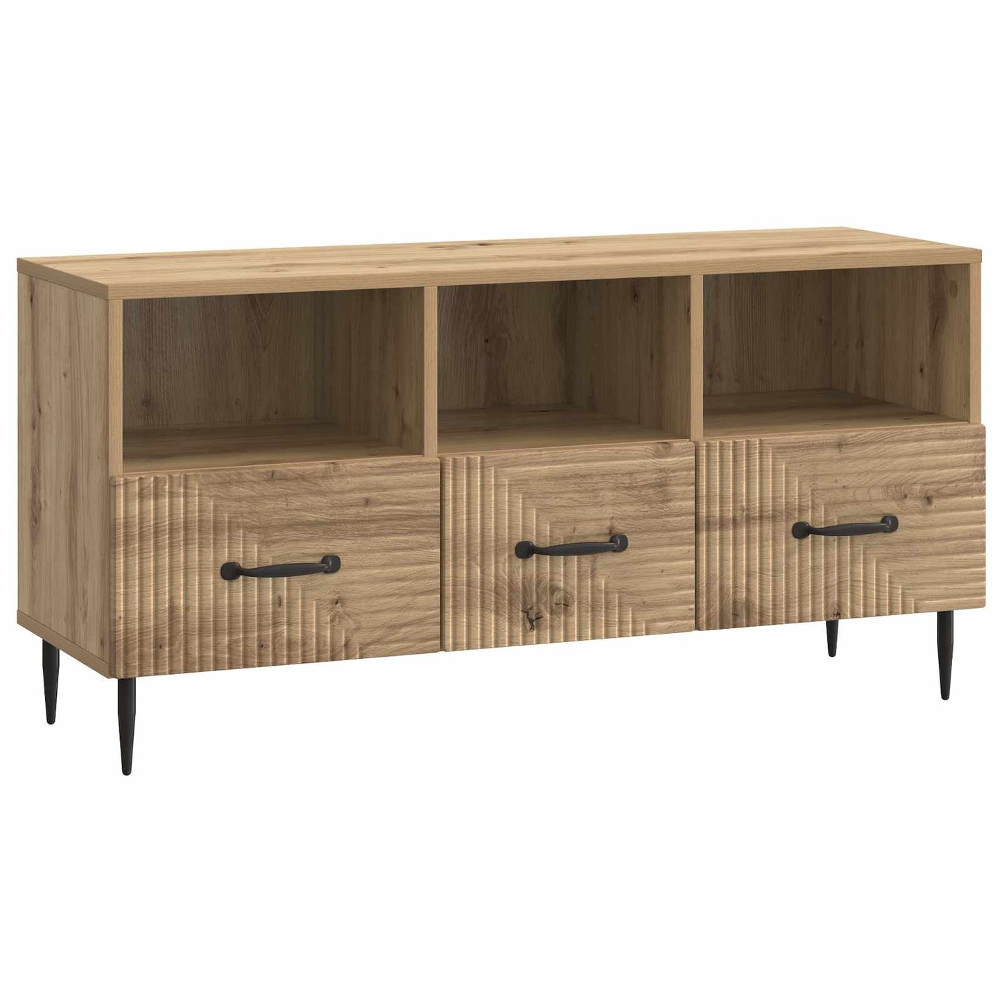 Tv-skab Med Skuffe 102 X 34,5 X 50 Cm Konstrueret Træ