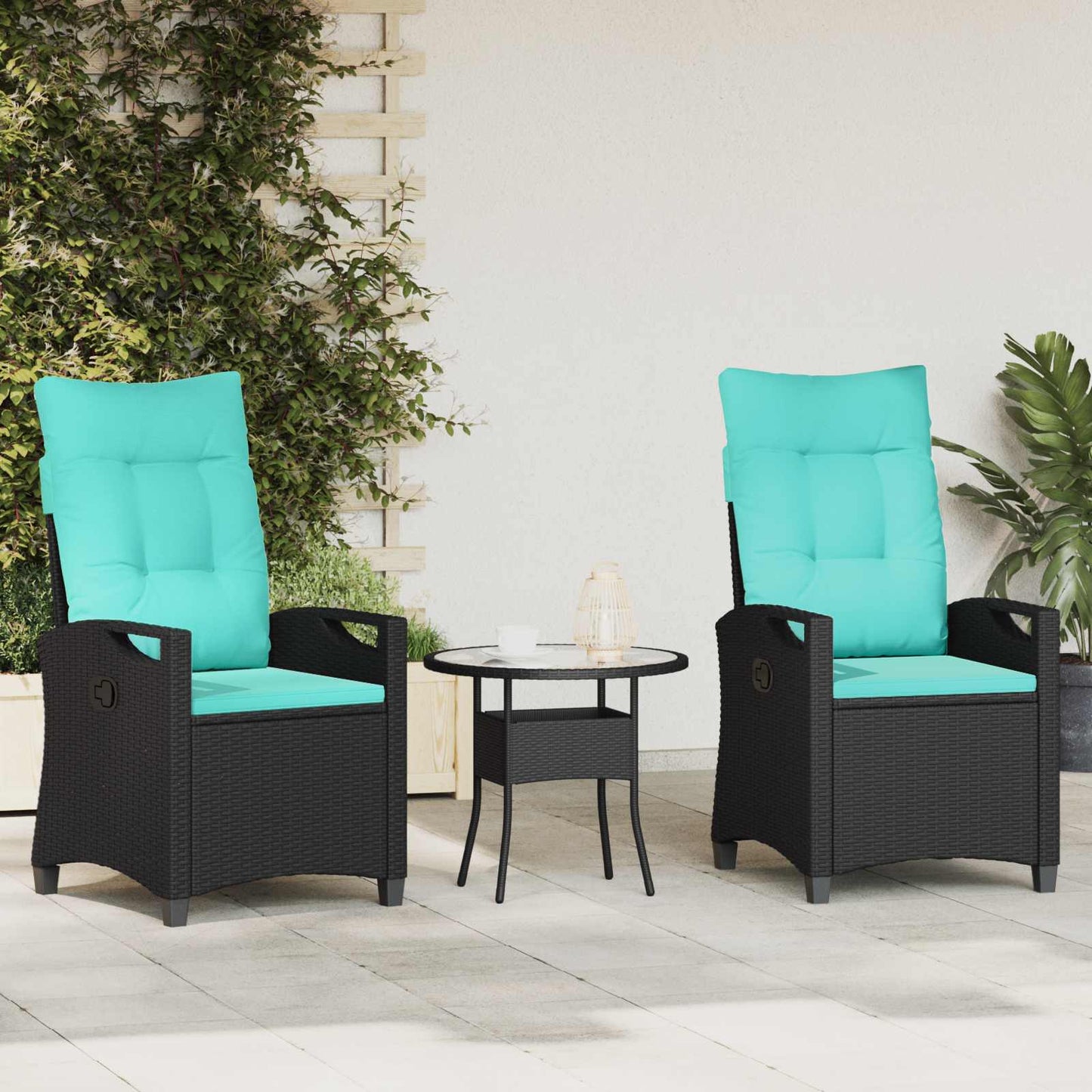 Have Stol 2 Dele 56 X 64 X 94 Cm Stål Og Polyester - Variant 42026838