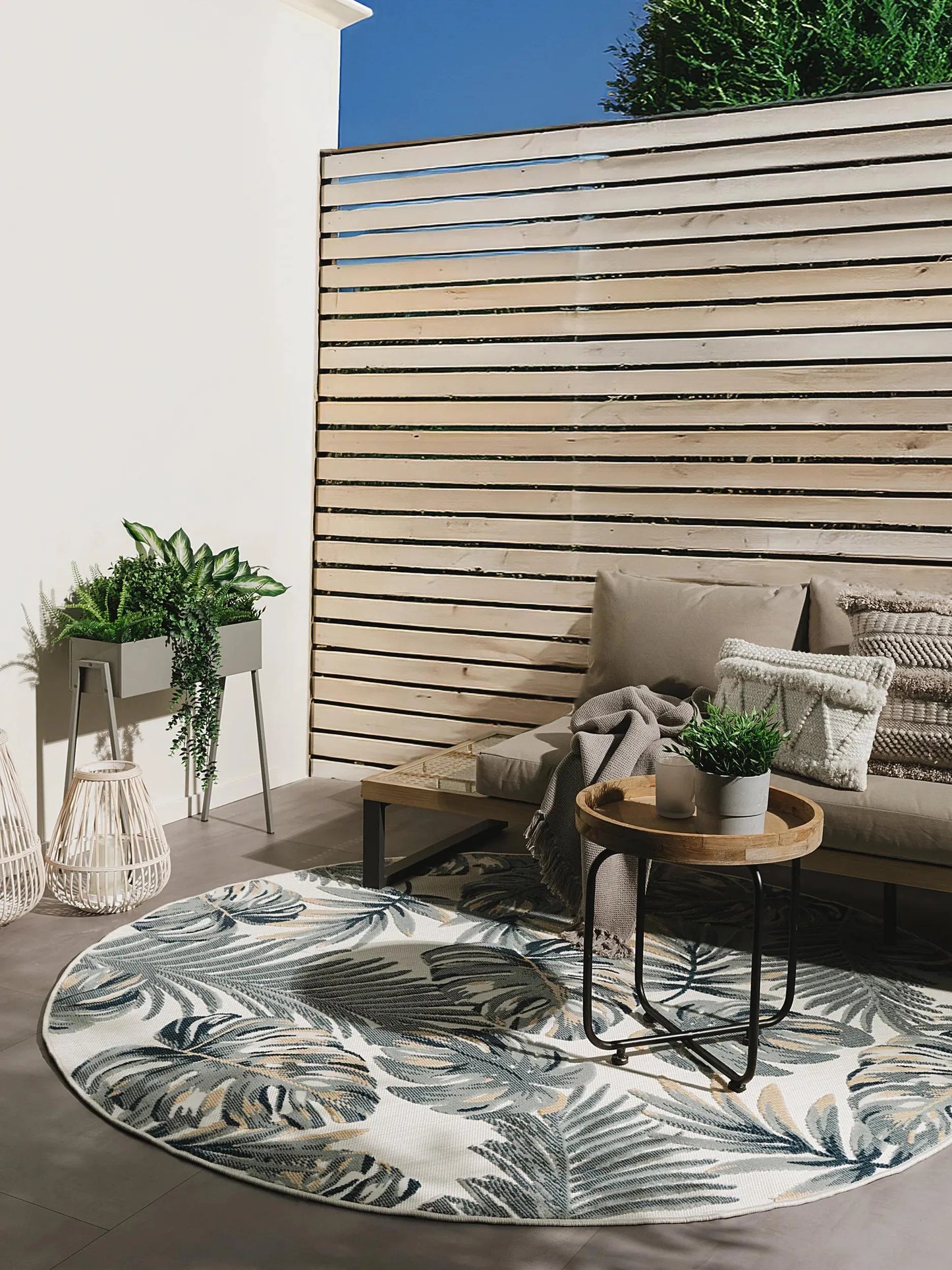 ALBA Flerfarvet Indendørs- Og Udendørs Tæppe