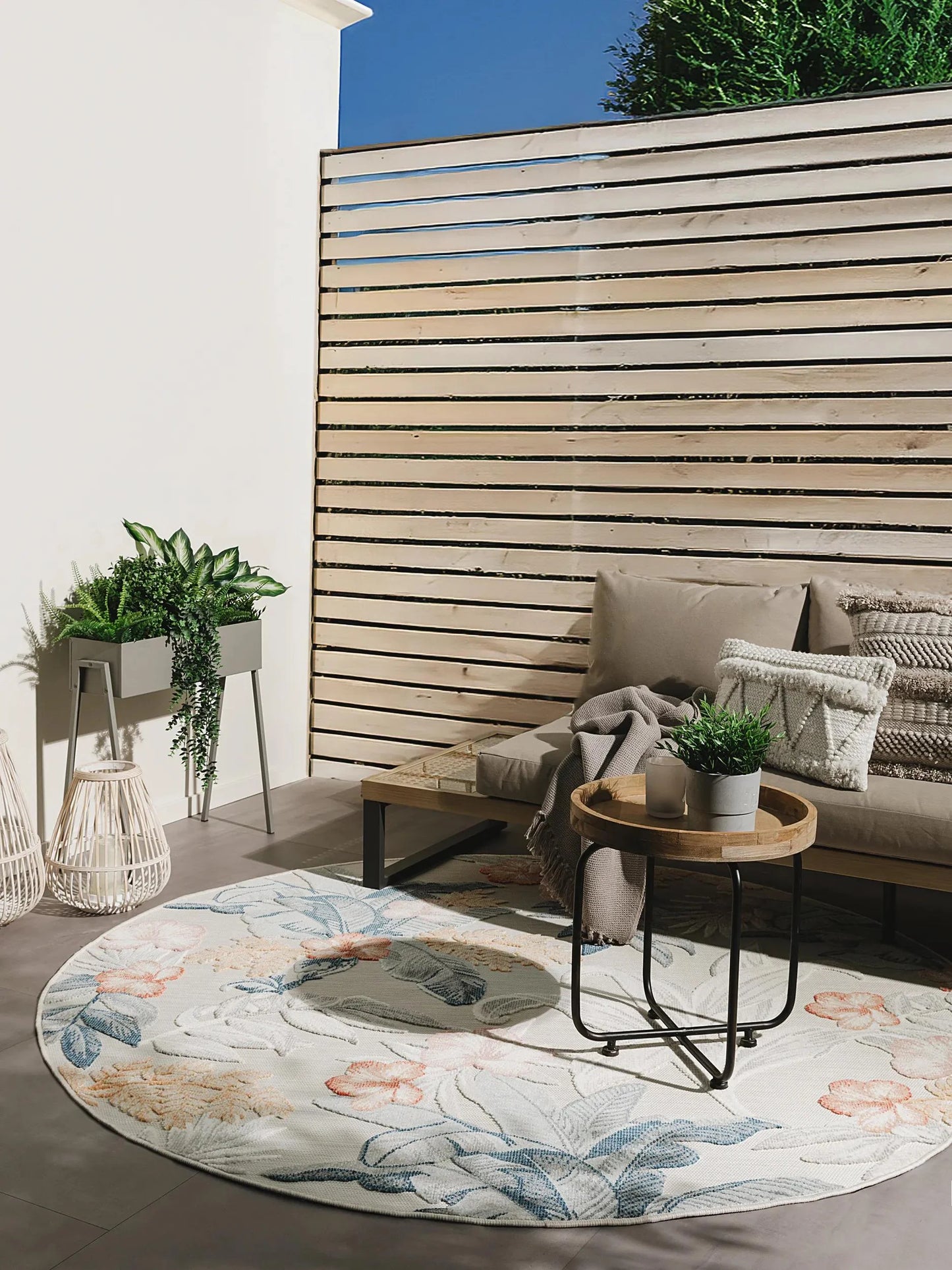 ALBA Flerfarvet Indendørs- Og Udendørs Tæppe