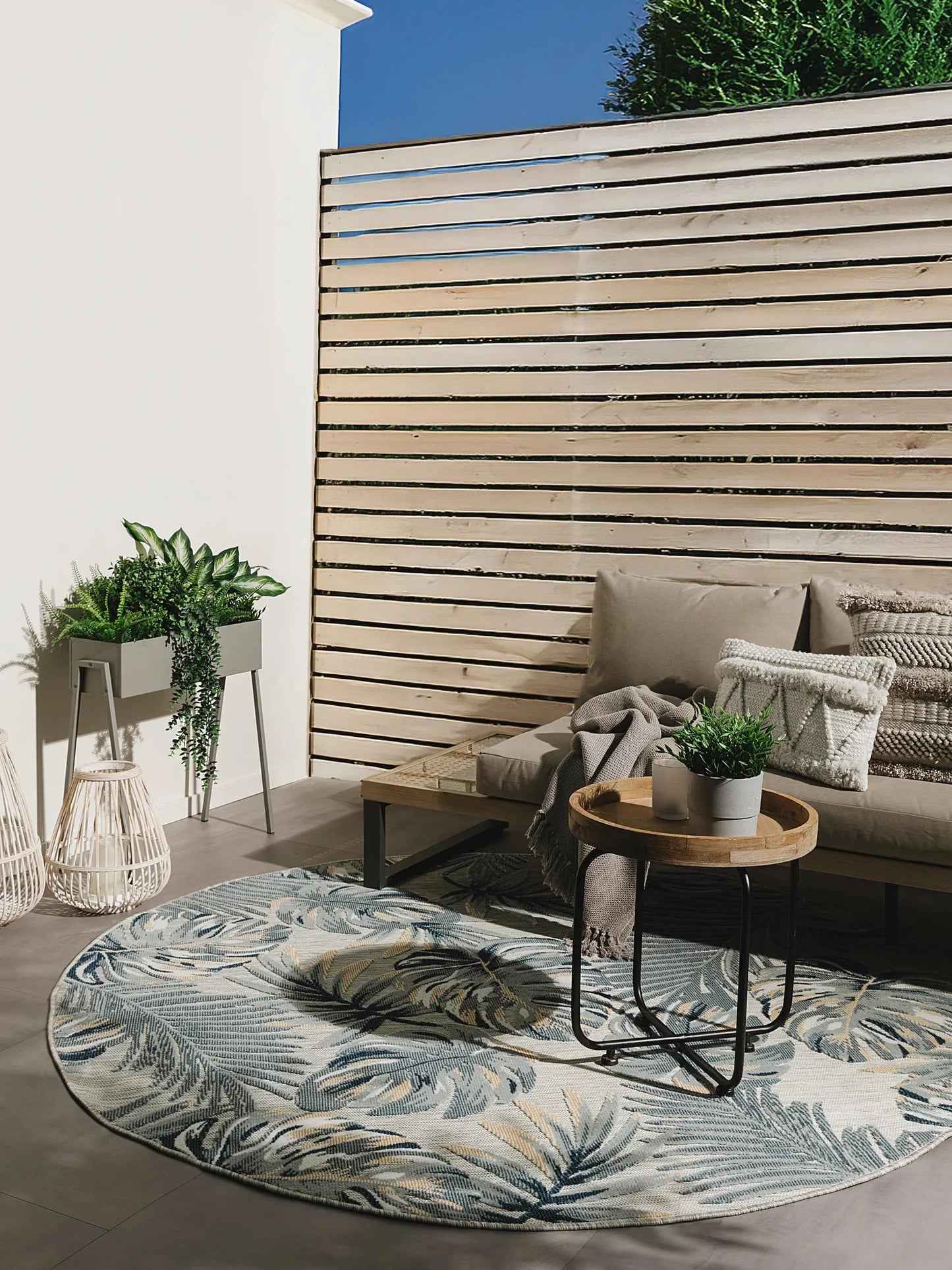 ALBA Flerfarvet Indendørs- Og Udendørs Tæppe