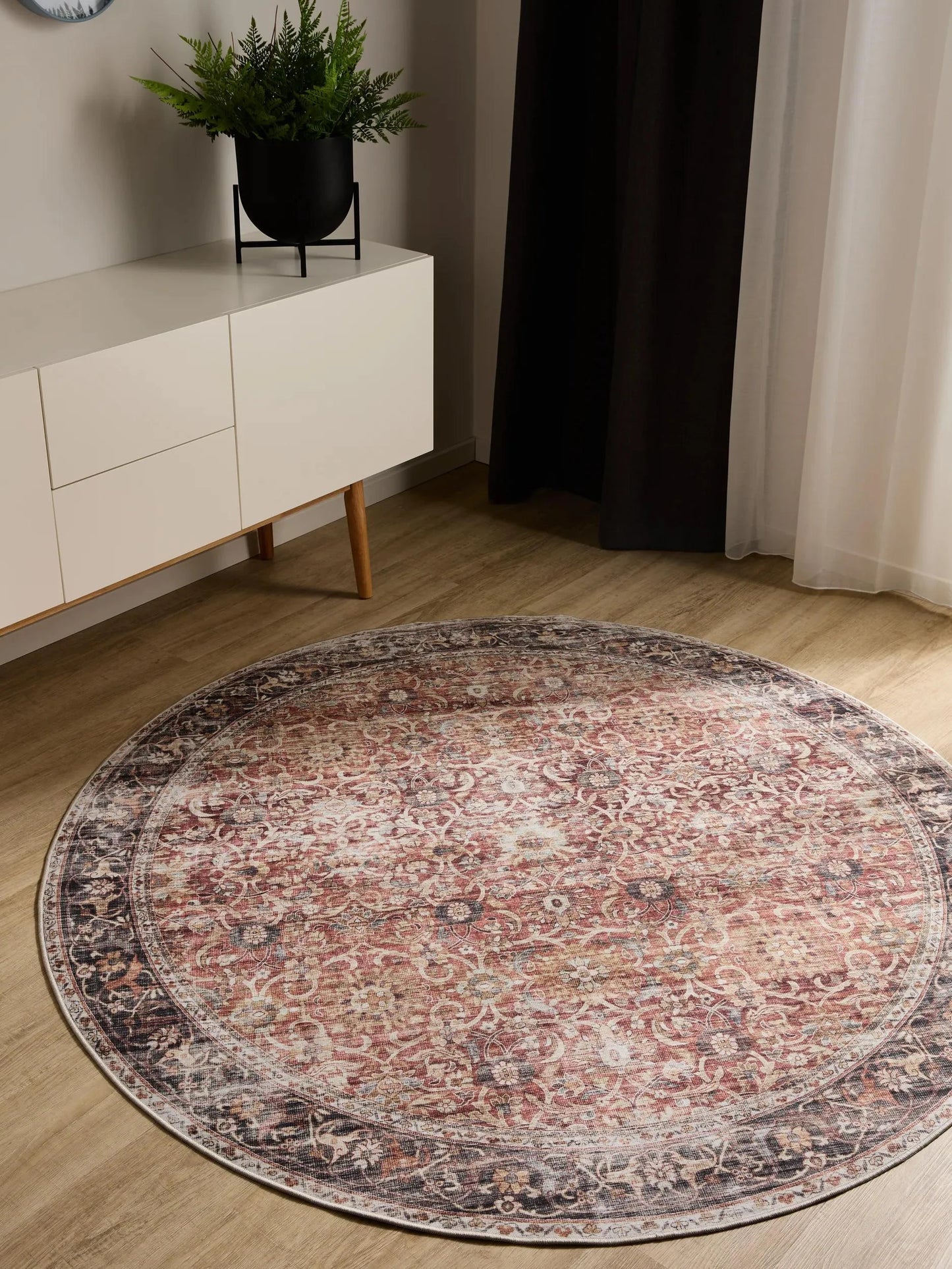 ATLAS Flerfarvet Vaskbart Tæppe