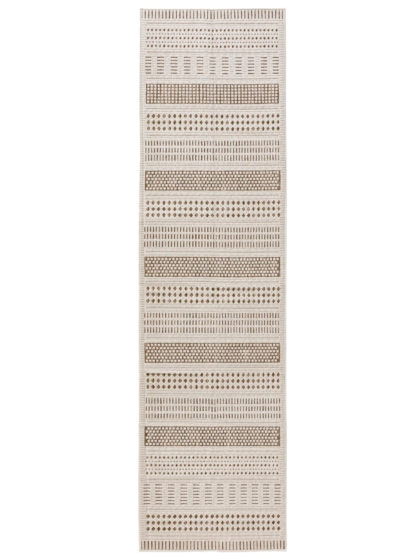 ZORRO Creme/Beige Indendørs- Og Udendørs Tæppe