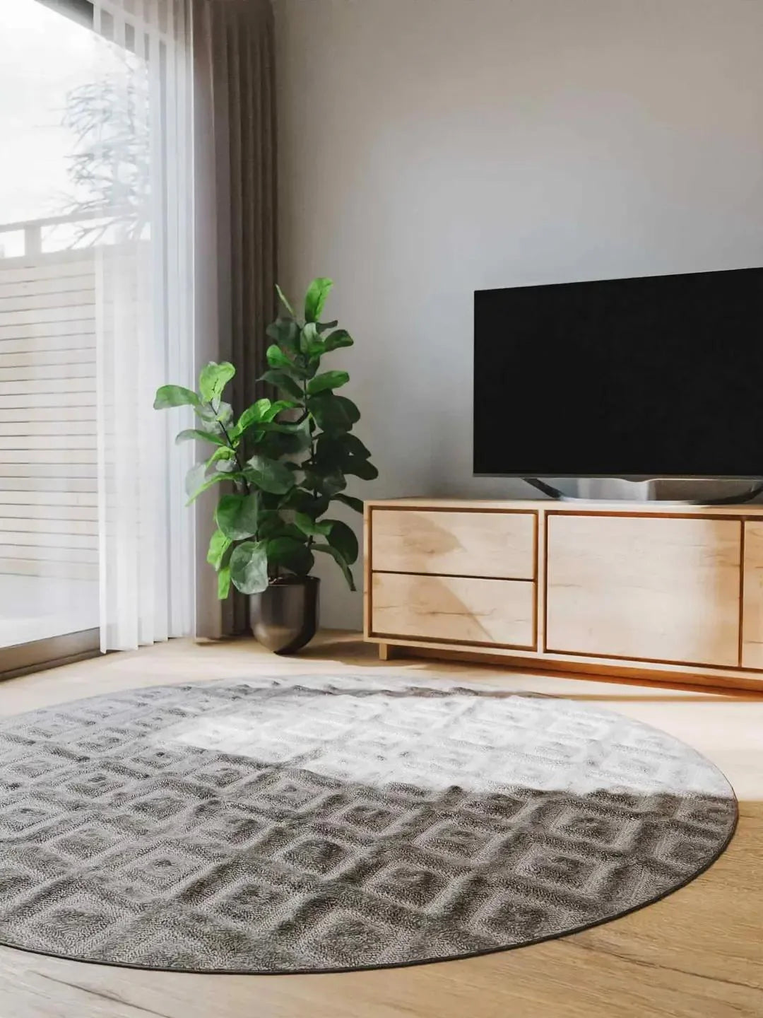 ZICO Lysegrå Tæppe