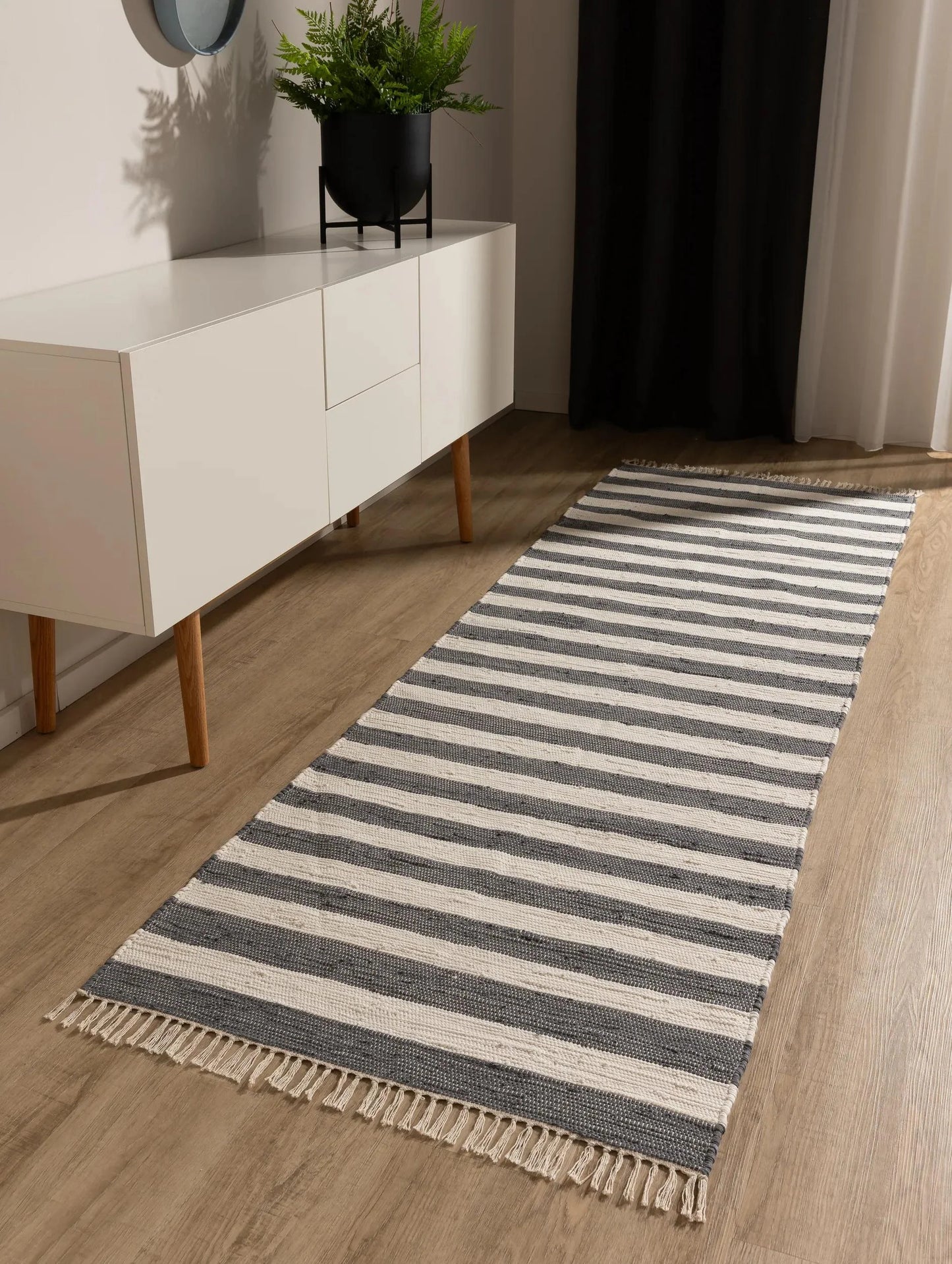 ACE Hvid Grå Genbrugsmateriale Tæppe