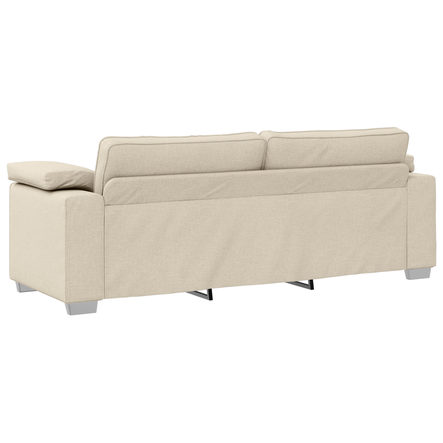 3-Delt Sofasæt Med Puder I Linned