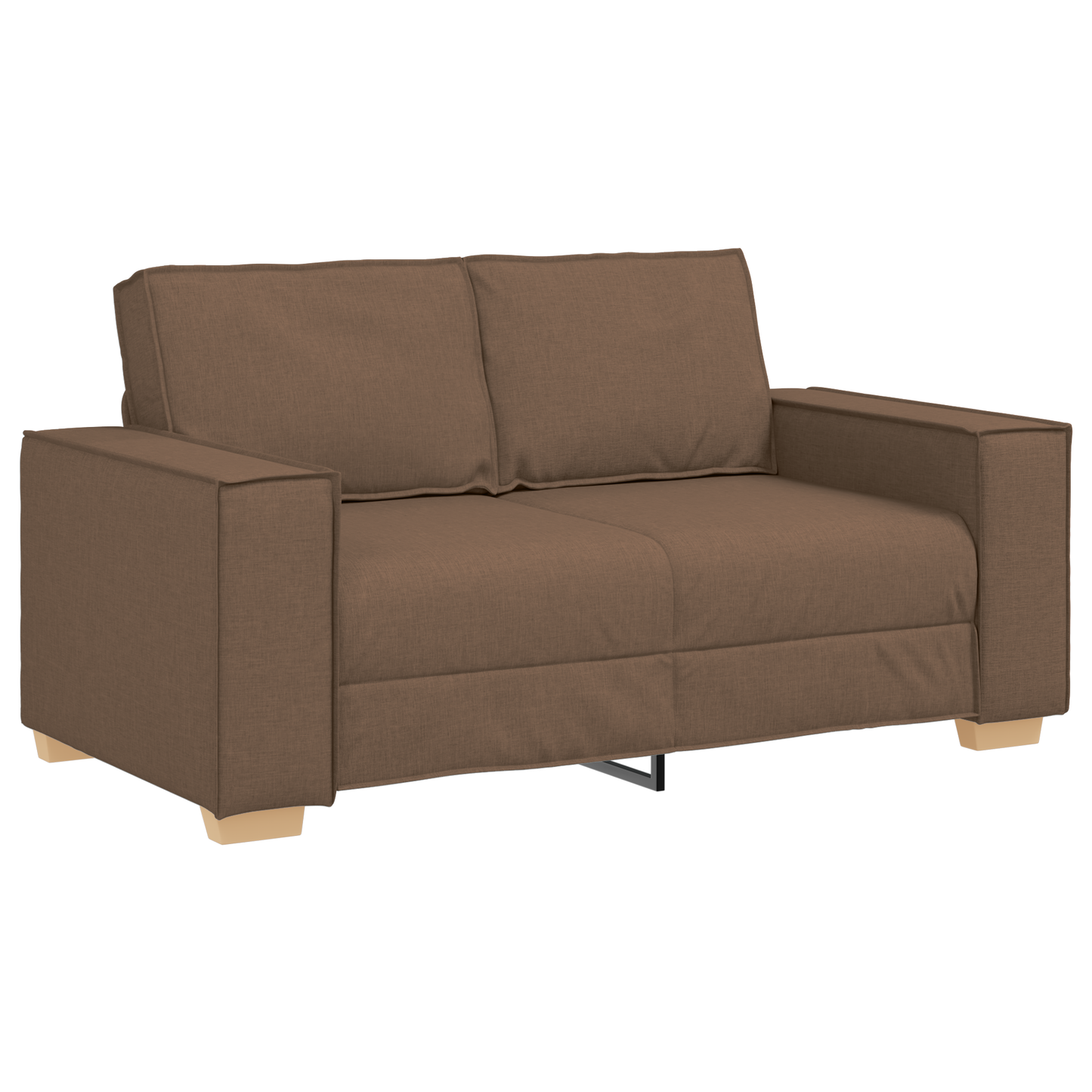 3 Personers Sofasæt Med Puder Brun Stof