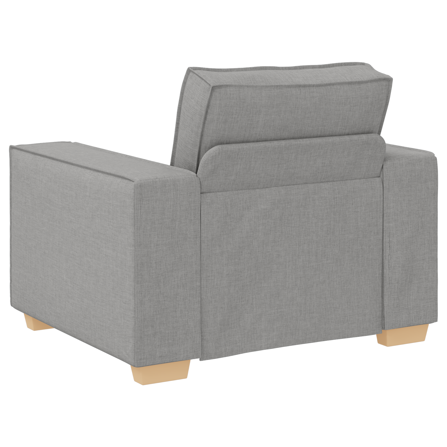 3-Stykke Sofasæt Med Puder I Skygrå Stof