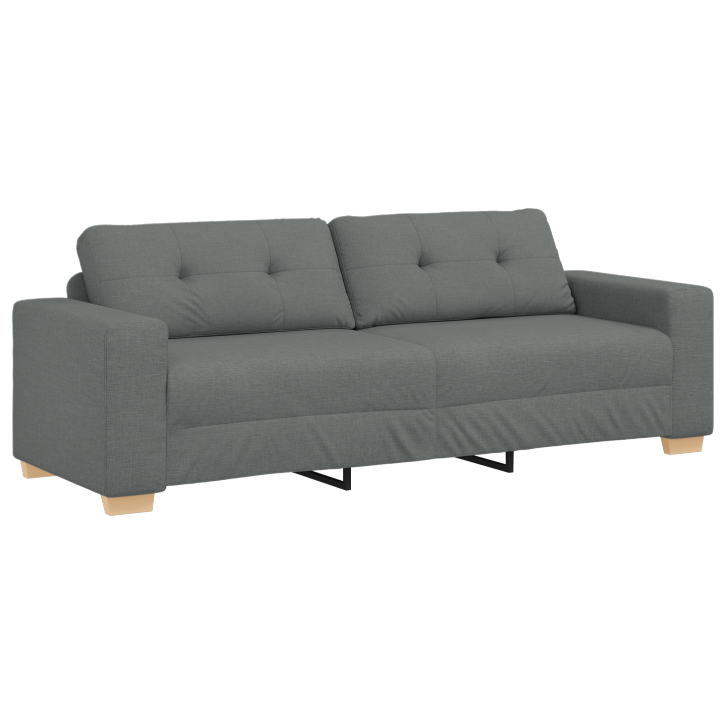 Sofa Sæt Med Pude Med Pude 3 Dele Grå Stof