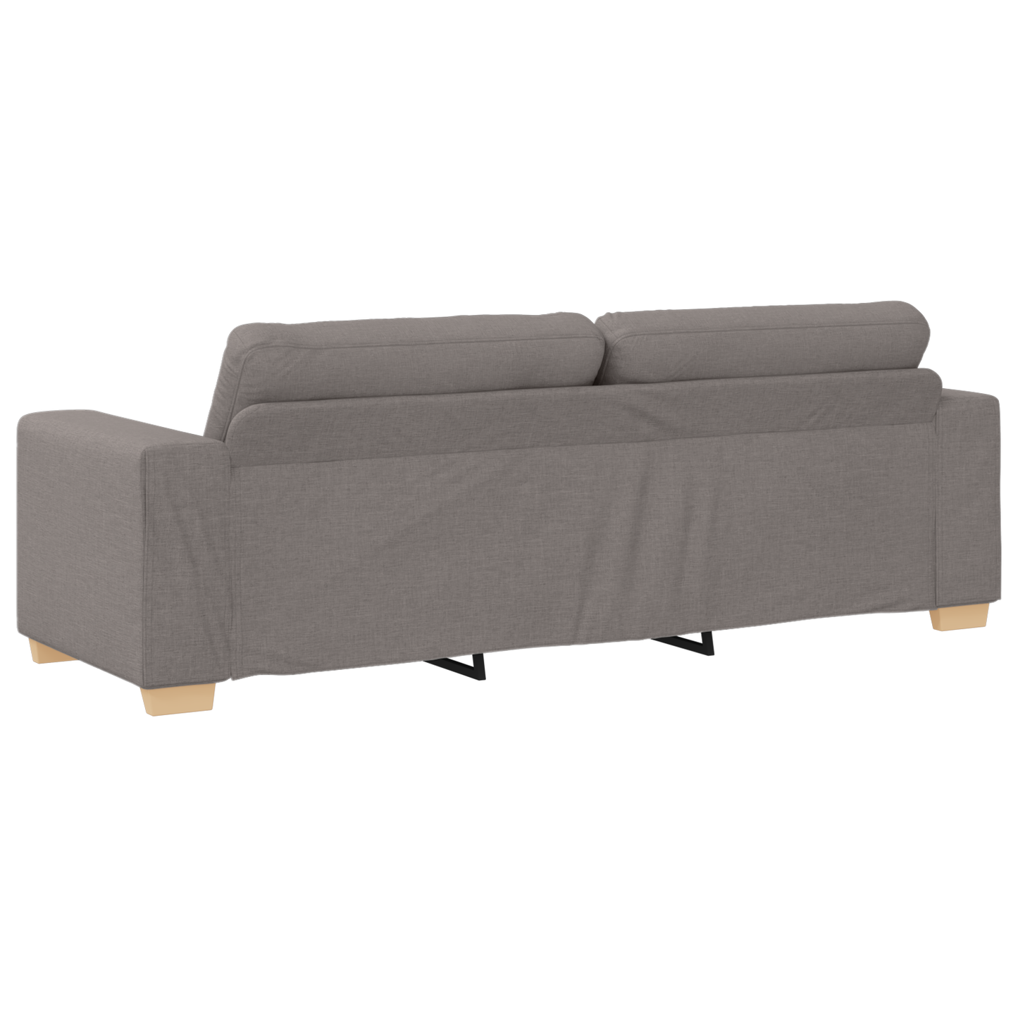 3-Delt Sofasæt Med Puder I Taupe Stof