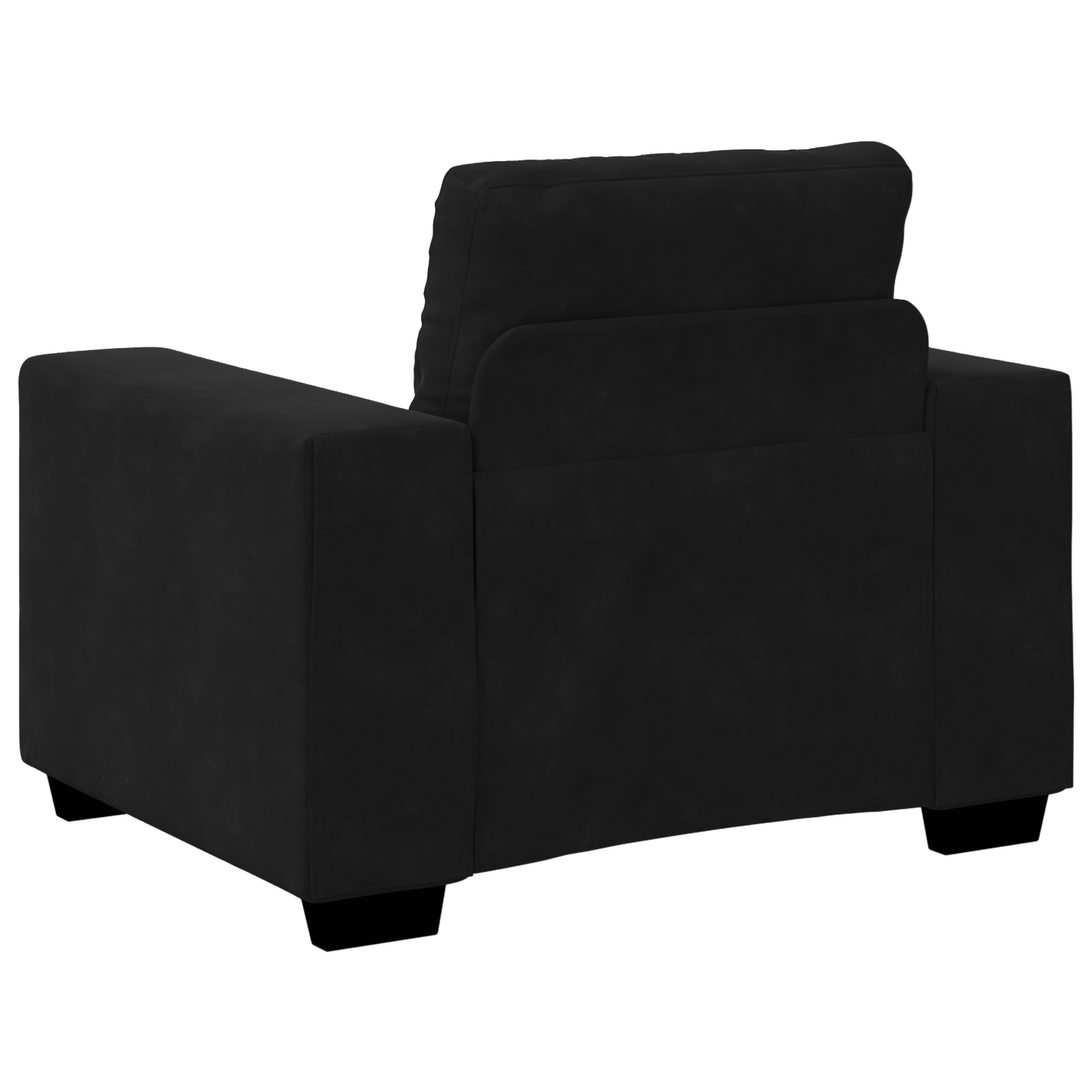 3-Delt Sofa Sæt Med Puder Sort Fløjl