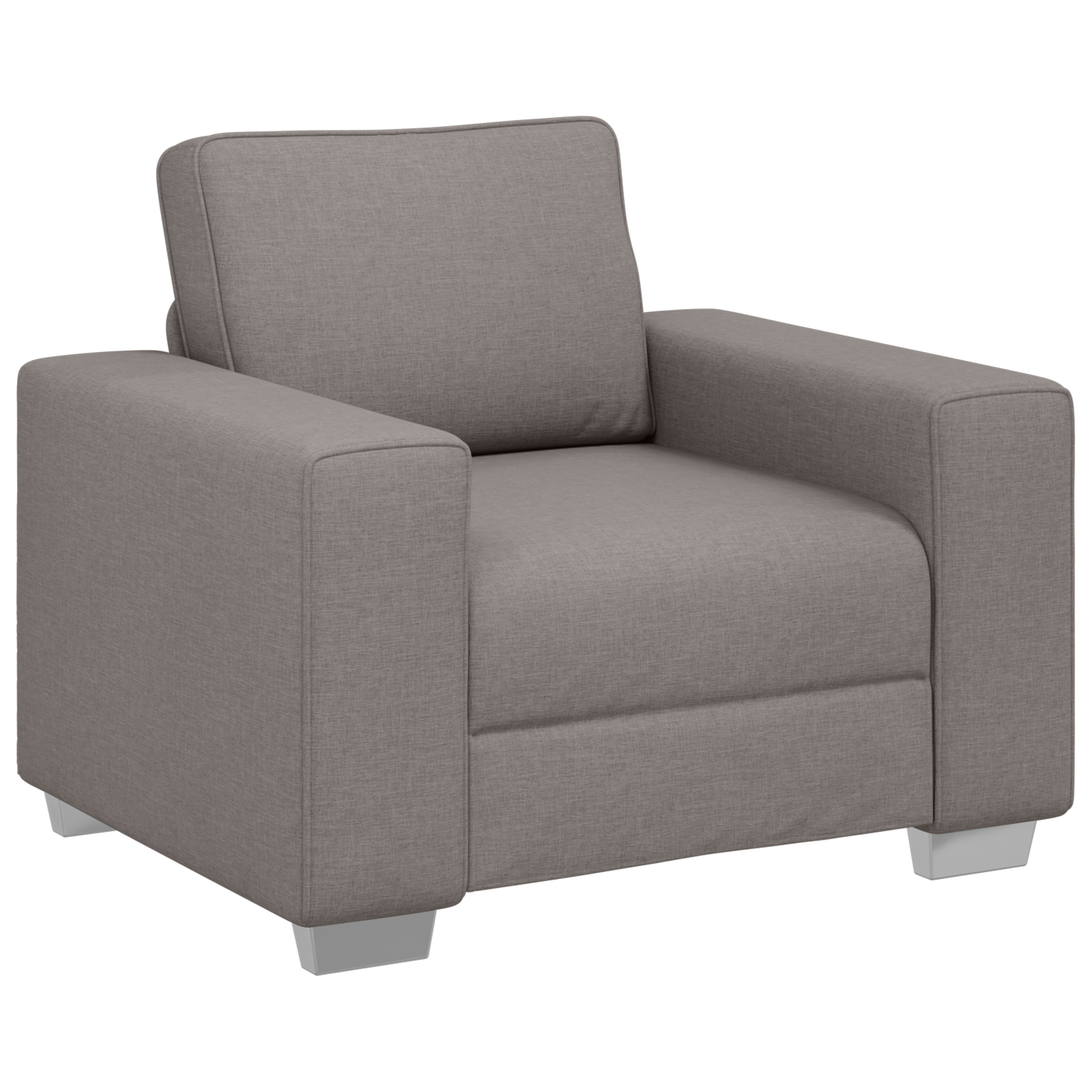 3 Personers Sofasæt Med Puder I Taupe Stof